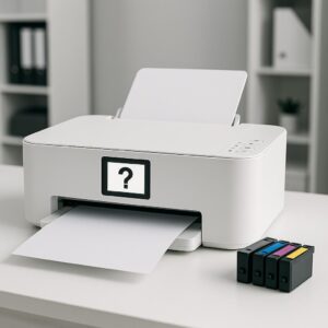 dlaczego tusz nie przepływa przez moją drukarkę?