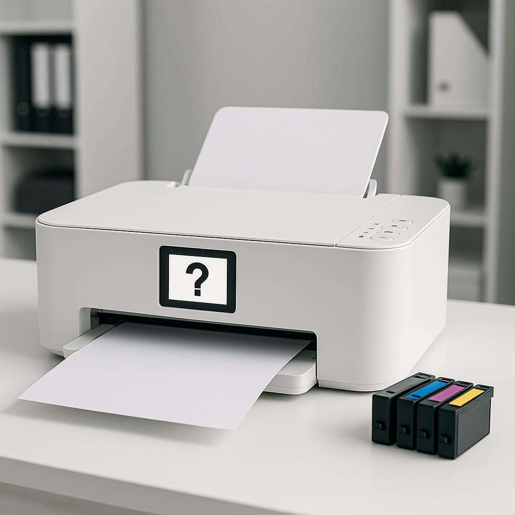 dlaczego tusz nie przepływa przez moją drukarkę?