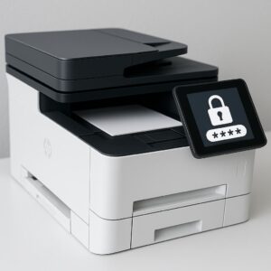 gdzie znajduje się hasło w drukarce hp?