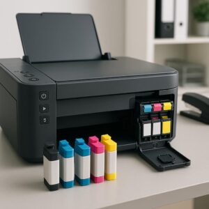 gdzie znajduje się przycisk resetowania tuszu epson?