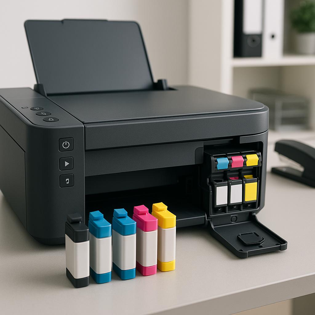 gdzie znajduje się przycisk resetowania tuszu epson?