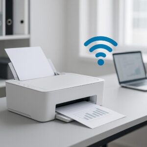 jak daleko można drukować za pomocą drukarki bezprzewodowej?