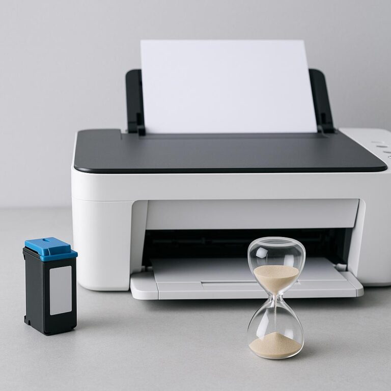 jak długo wystarcza tusz do drukarki, jeśli nie jest używany?