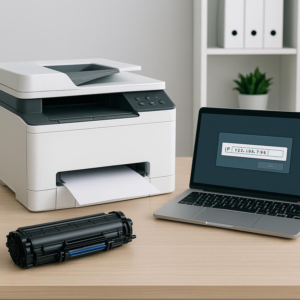 jak dodać drukarkę sieciową po adresie ip?