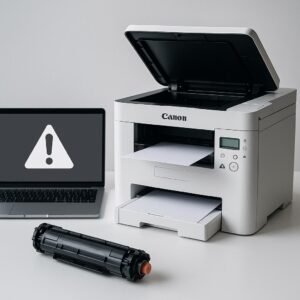 jak naprawić błąd sterownika w drukarce canon?