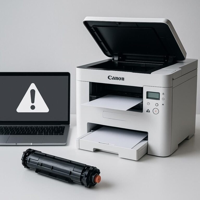 jak naprawić błąd sterownika w drukarce canon?