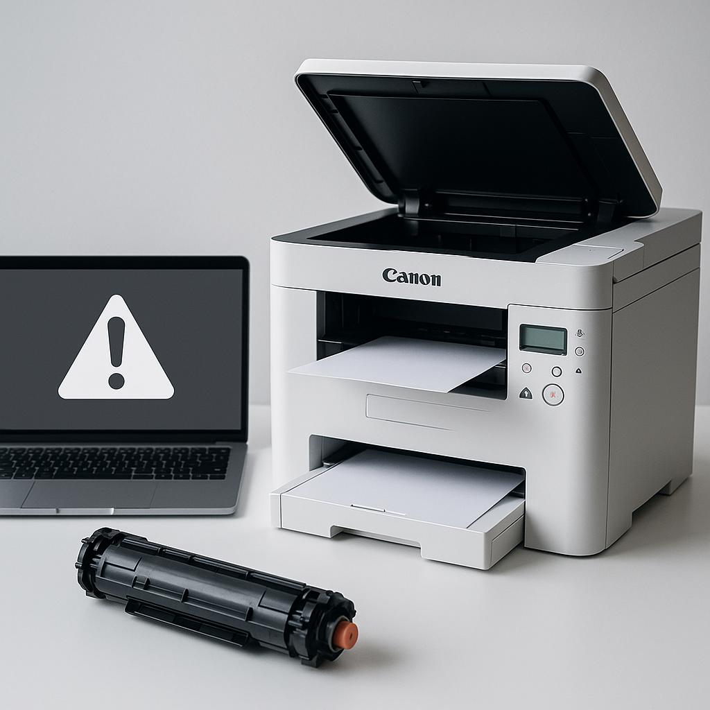 jak naprawić błąd sterownika w drukarce canon?