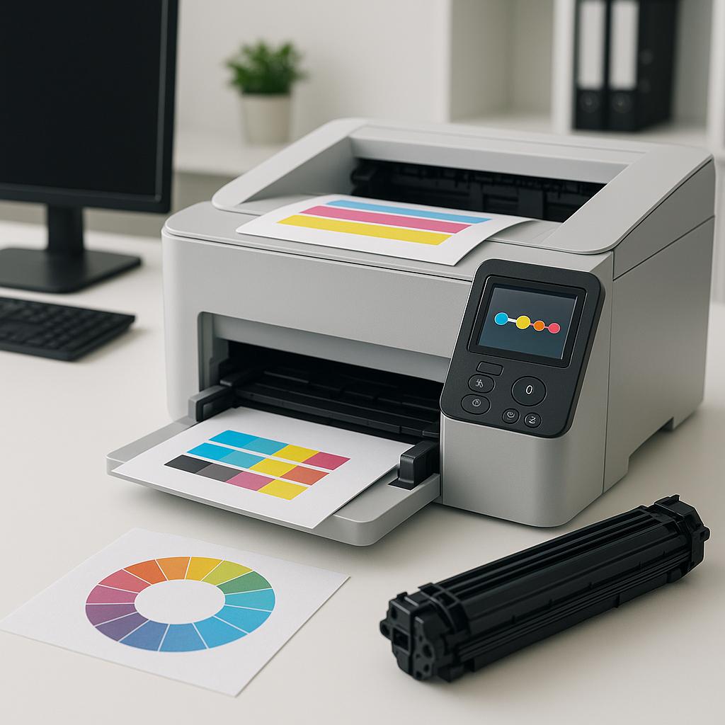 jak naprawić ustawienia kolorów w drukarce?