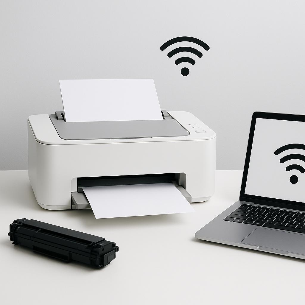 jak podłączyć drukarkę bez kabla?