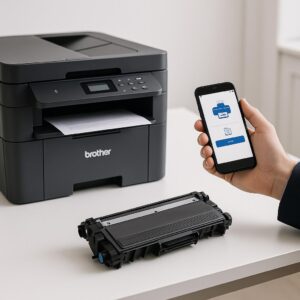 jak podłączyć telefon do drukarki brother?