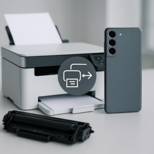 jak połączyć drukarkę hp z samsungiem?