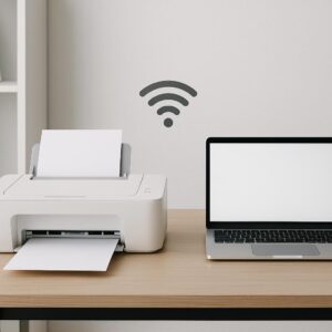 jak połączyć drukarkę z komputerem przez wi-fi?