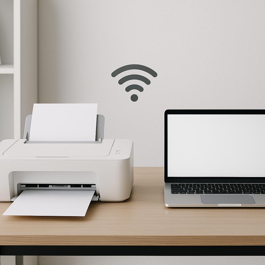 jak połączyć drukarkę z komputerem przez wi-fi?