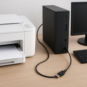 jak połączyć drukarkę z komputerem stacjonarnym?
