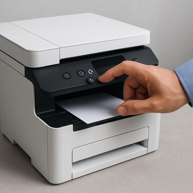 jak ręcznie ponownie uruchomić drukarkę?