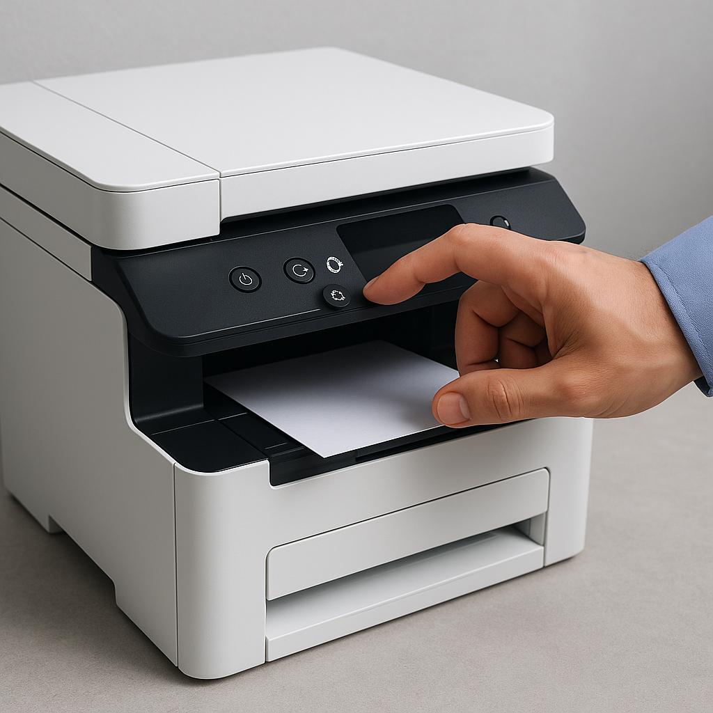 jak ręcznie ponownie uruchomić drukarkę?