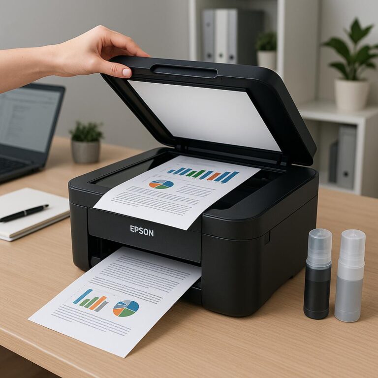 jak skanować za pomocą drukarki epson l3150?