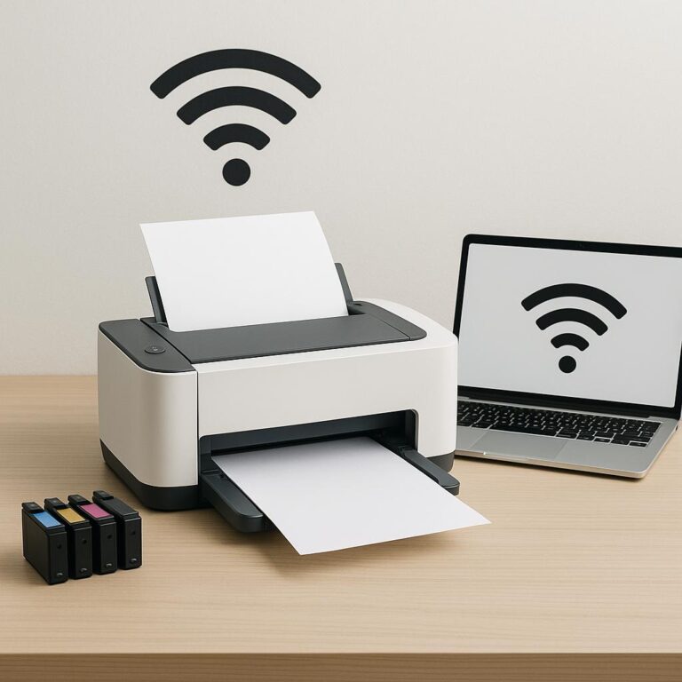 jak skonfigurować drukarkę z wi-fi?