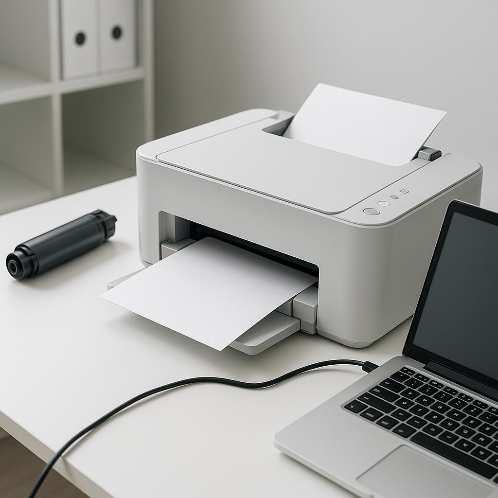 jak sprawdzić czy drukarka jest podłączona do komputera?