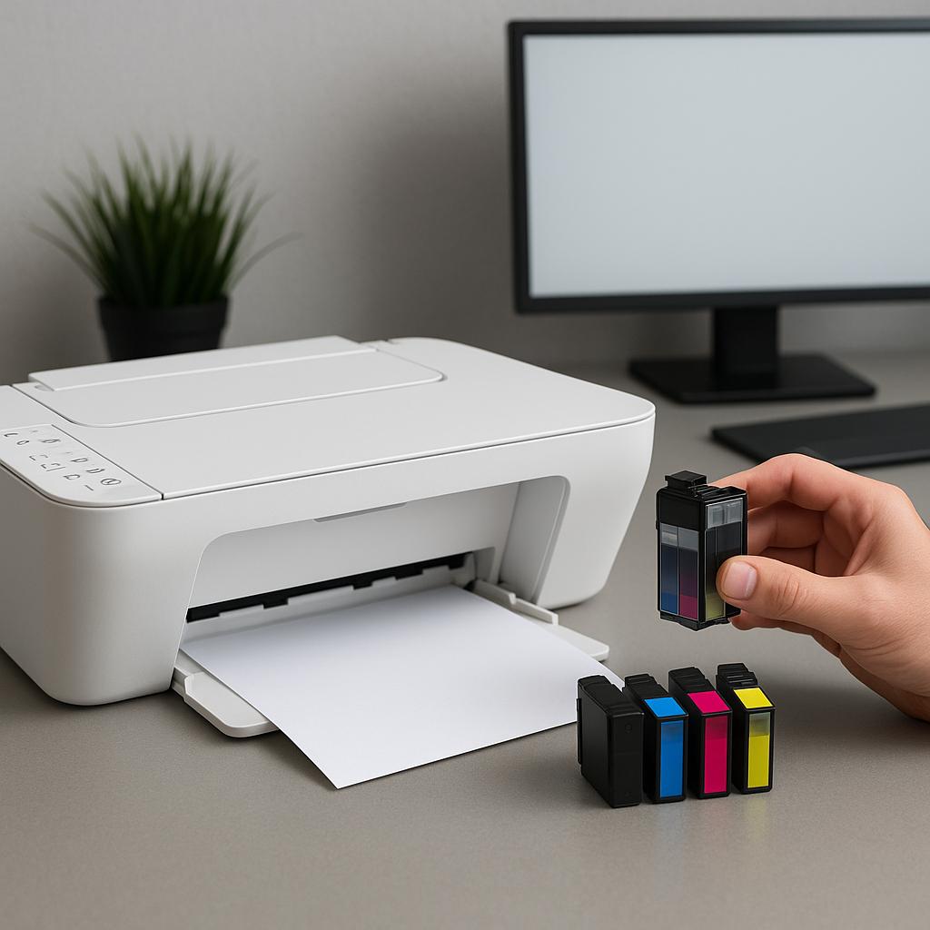 jak sprawdzić, czy w drukarce canon kończy się tusz?