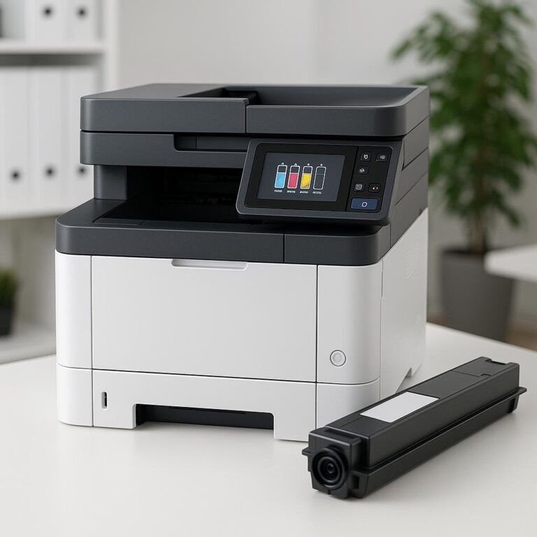 jak sprawdzić ile jest toneru w drukarce kyocera?