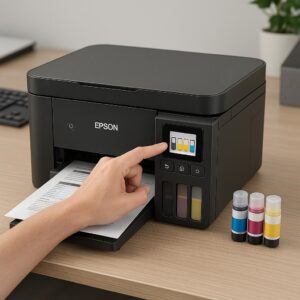 jak sprawdzić stan tuszy w drukarce epson?