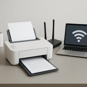 jak sprawić, by drukarka bezprzewodowa działała po zmianie routera?