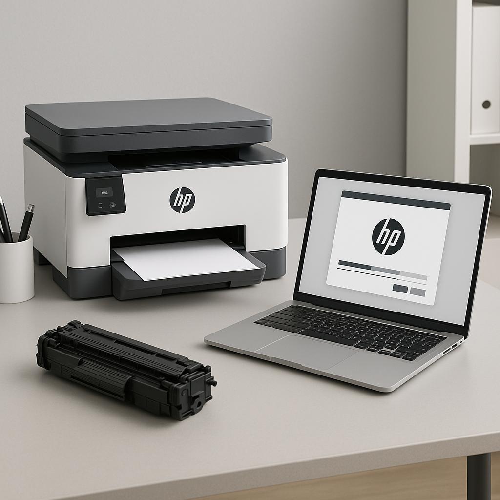 jak zainstalować nowe sterowniki do drukarki hp?