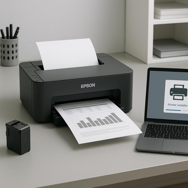 jak zainstalować sterowniki drukarki epson?