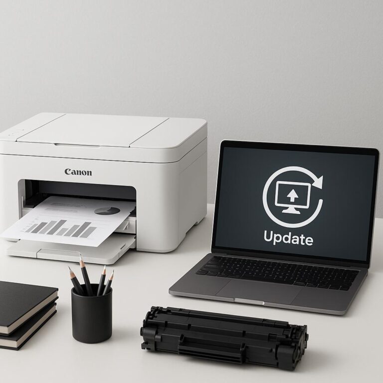jak zaktualizować drukarkę canon?