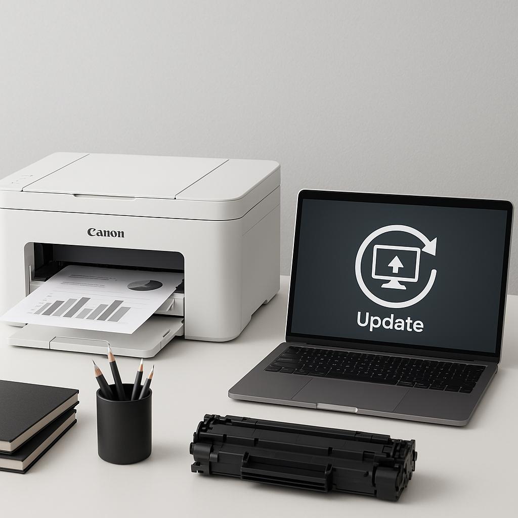 jak zaktualizować drukarkę canon?