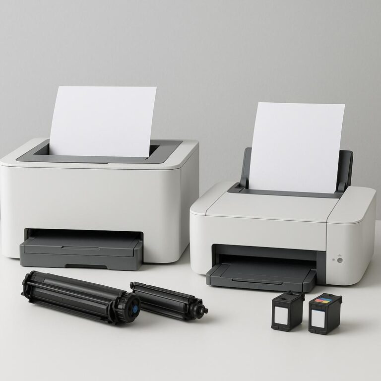 jaka drukarka jest lepsza laserowa czy na tusz?