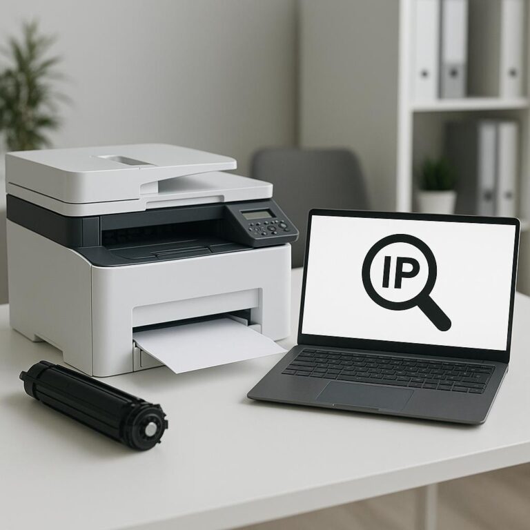 skąd wziąć adres ip drukarki?