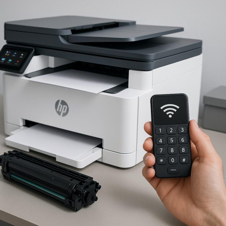 skąd wziąć pin do drukarki hp?