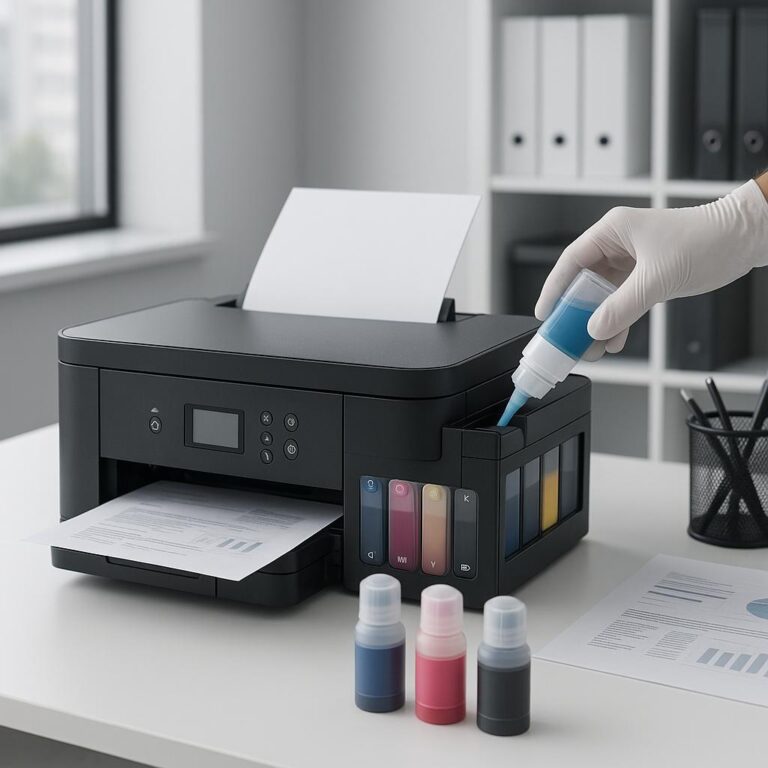 czy drukarkę epson można napełniać innymi tuszami?