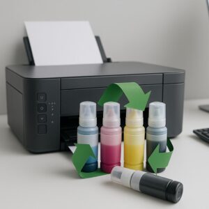 czy mogę ponownie wykorzystać butelki z tuszem epson?