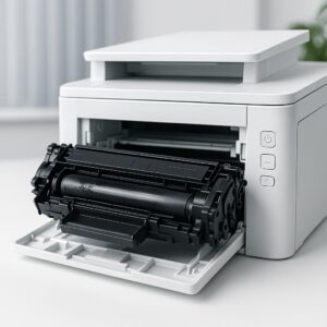 czy toner wyplukuje się całkowicie?
