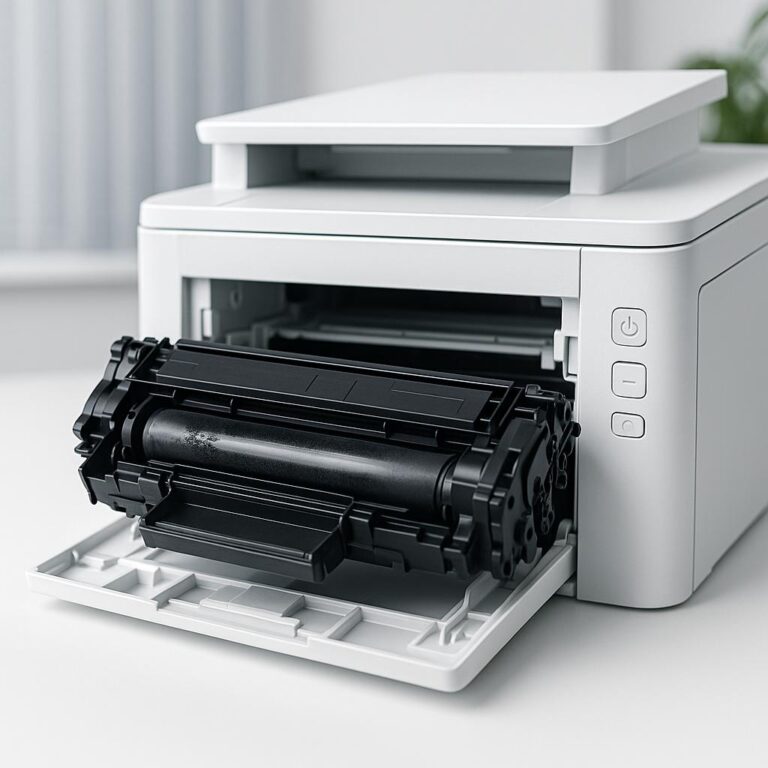czy toner wyplukuje się całkowicie?