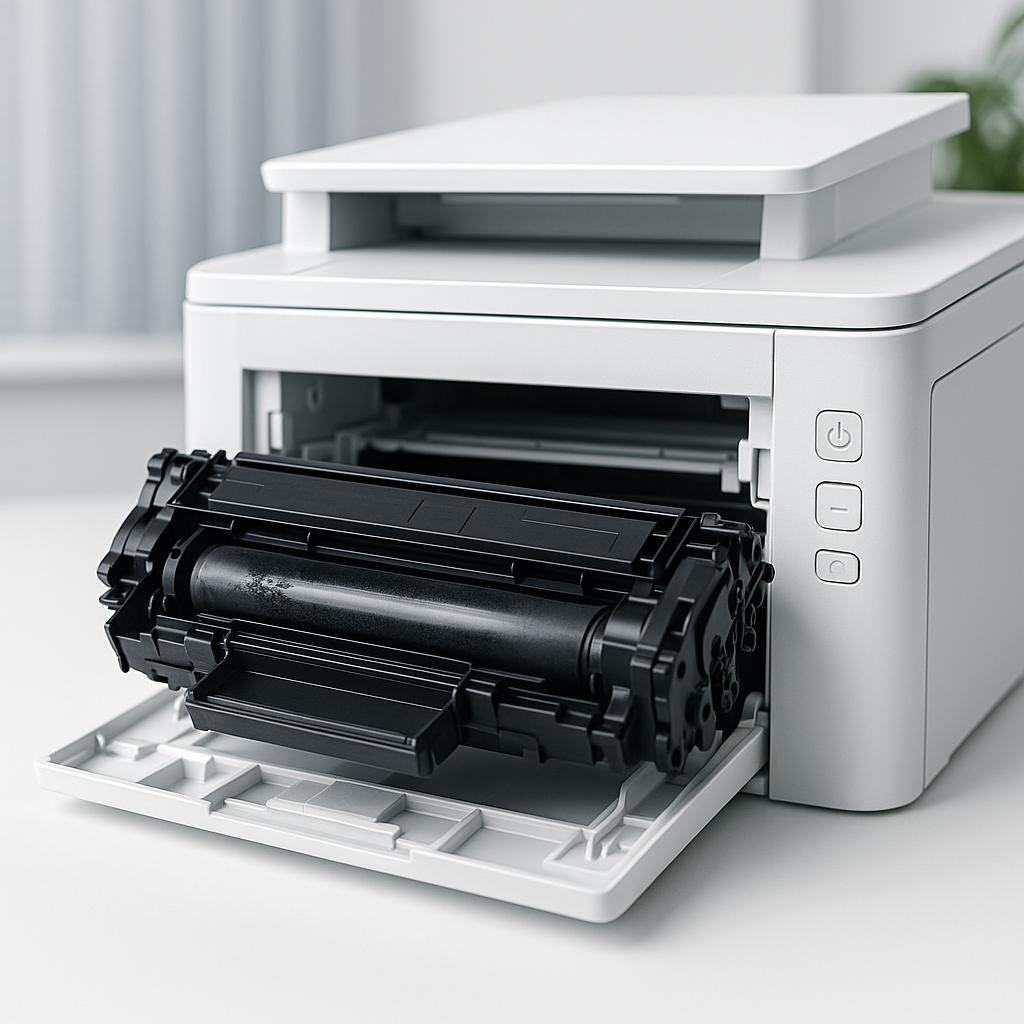 czy toner wyplukuje się całkowicie?