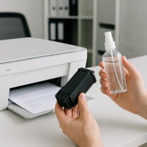 czym rozpuścić zaschnięty tusz w drukarce?