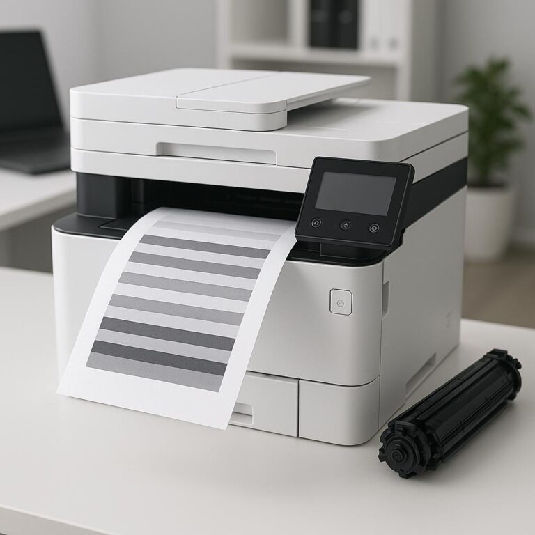 dlaczego drukarka canon drukuje w paski?