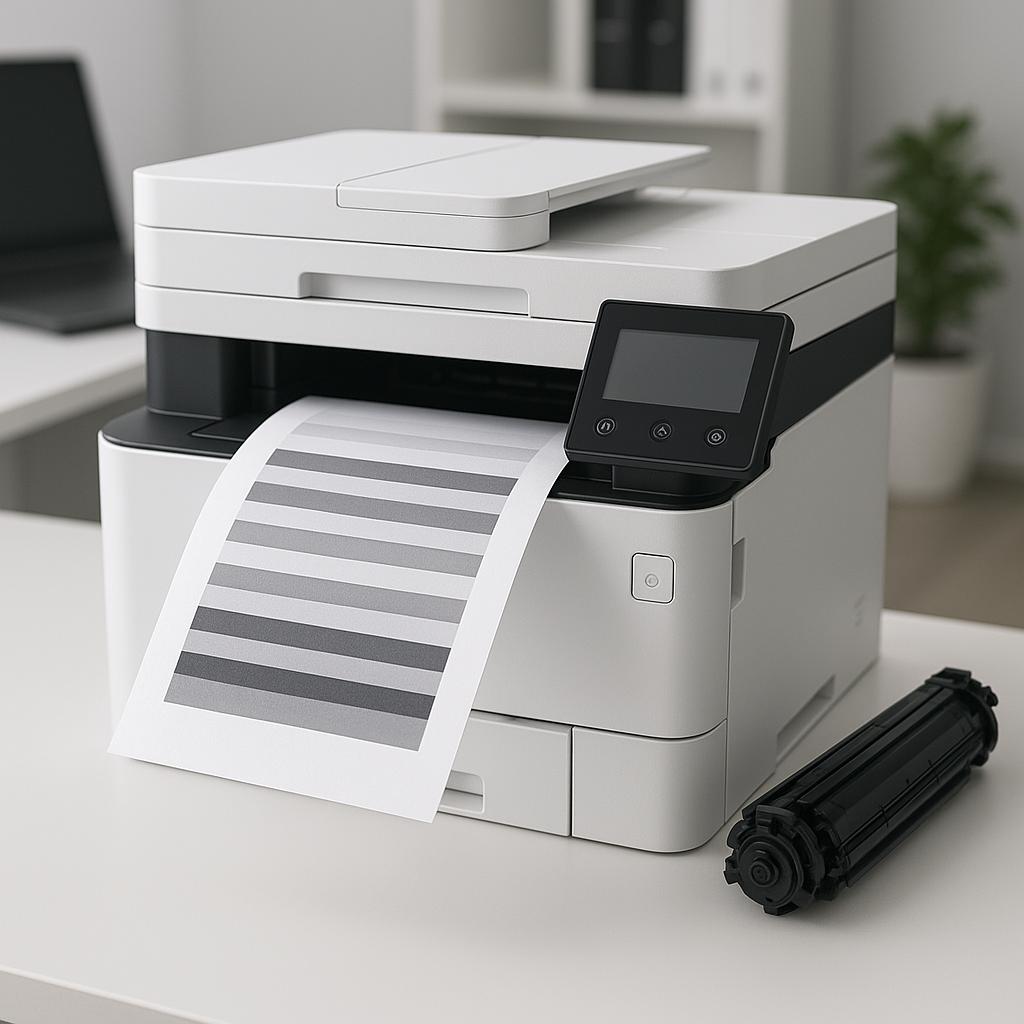 dlaczego drukarka canon drukuje w paski?
