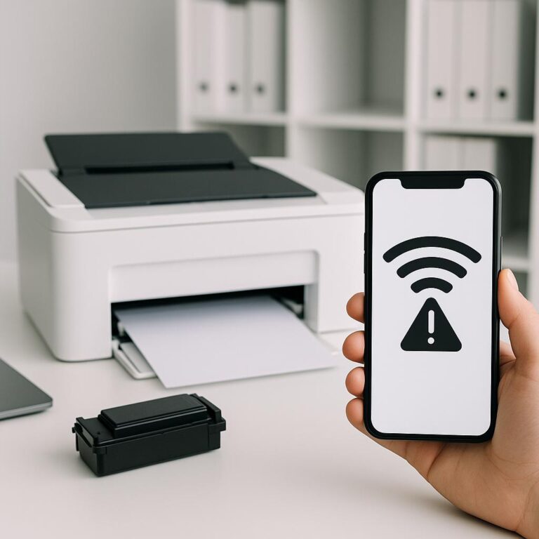 dlaczego mój telefon nie widzi drukarki?