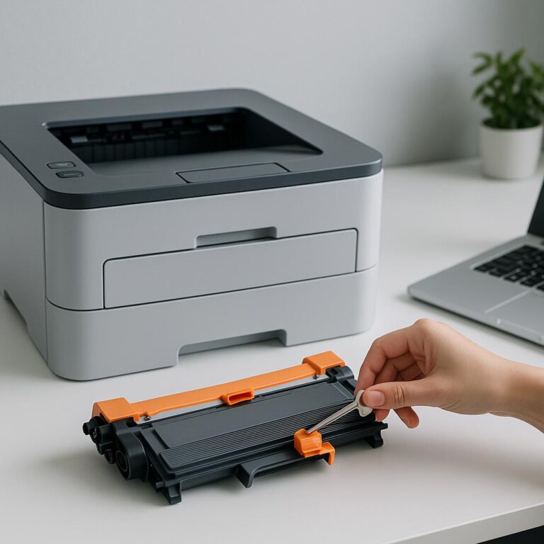 jak odblokować toner brother?