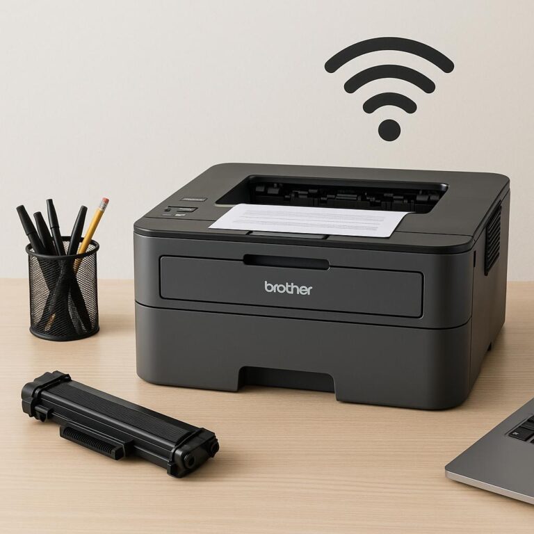 jak podłączyć drukarkę brother hl-l2352dw do wi-fi?