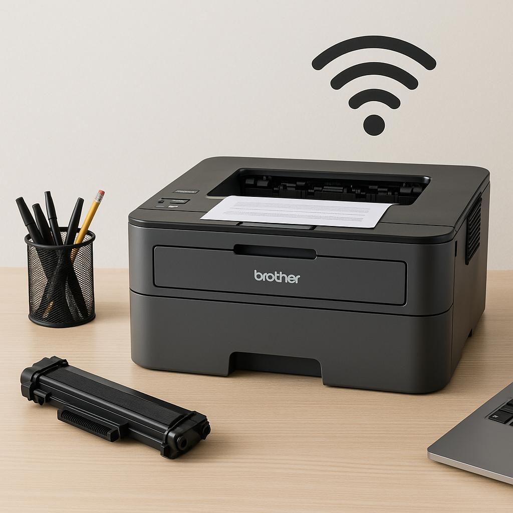 jak podłączyć drukarkę brother hl-l2352dw do wi-fi?