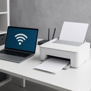 jak podłączyć drukarkę przez internet?