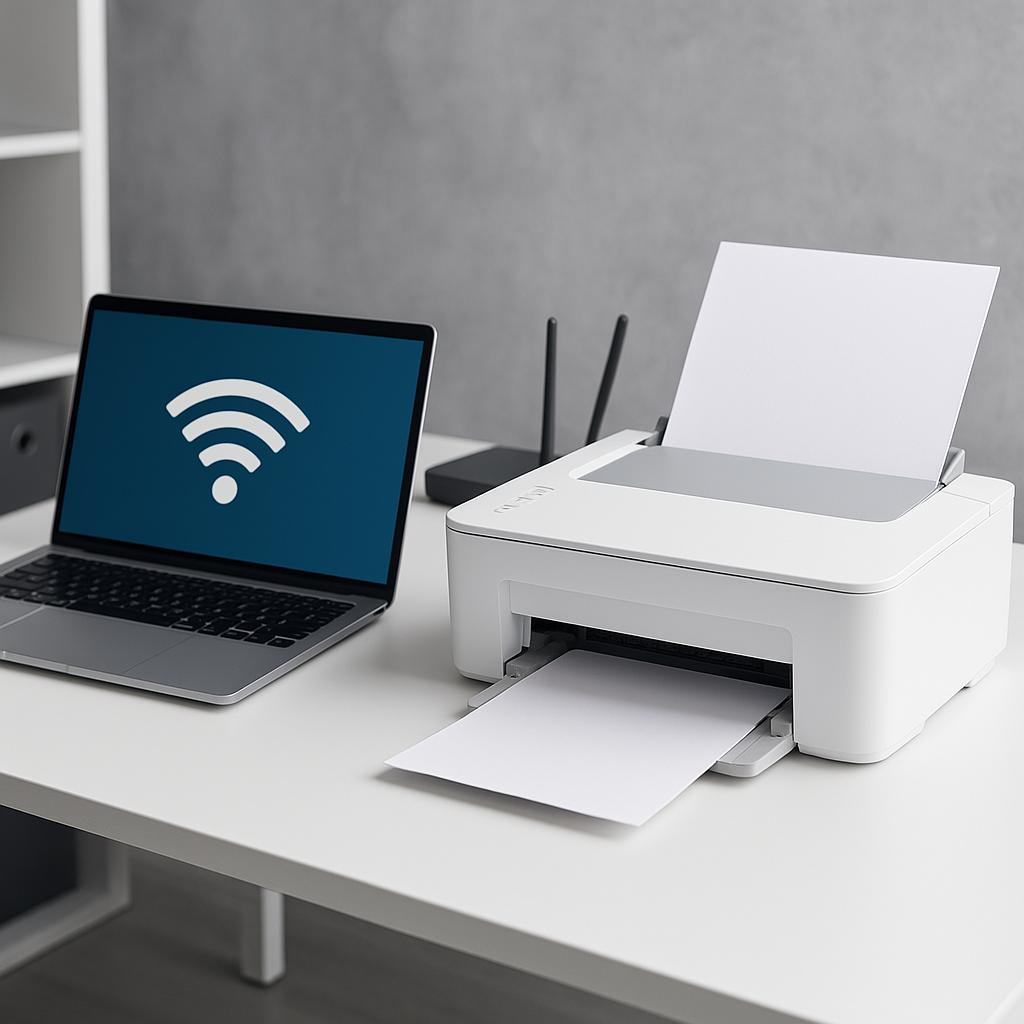 jak podłączyć drukarkę przez internet?