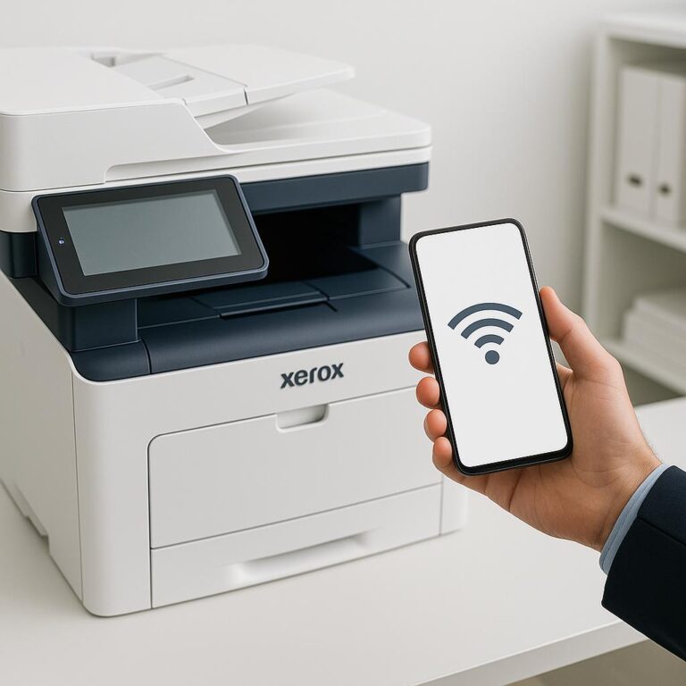 jak podłączyć drukarkę xerox do telefonu?