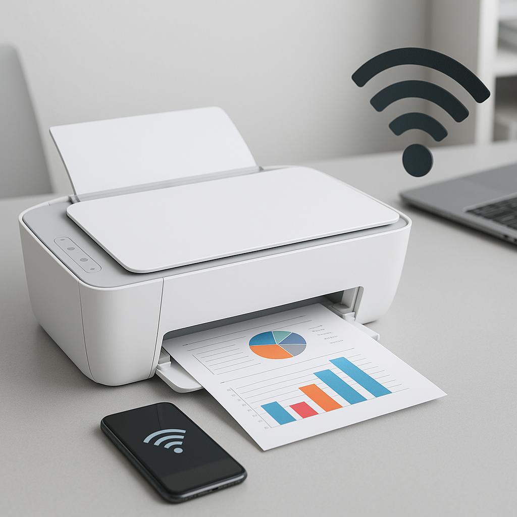 jak podłączyć hp deskjet do wi-fi?